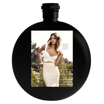 Jessica Alba Round Flask