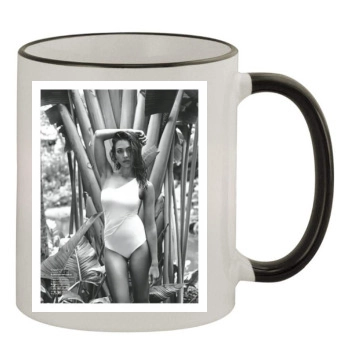 Jessica Alba 11oz Colored Rim & Handle Mug