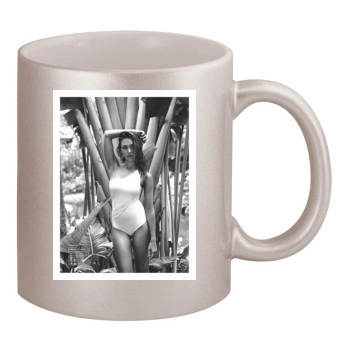 Jessica Alba 11oz Metallic Silver Mug