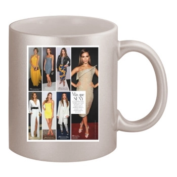 Jessica Alba 11oz Metallic Silver Mug