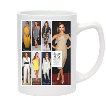 Jessica Alba 14oz White Statesman Mug