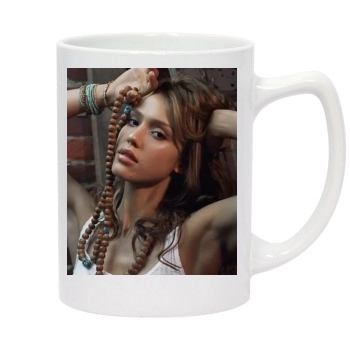 Jessica Alba 14oz White Statesman Mug