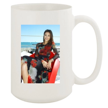 Jessica Alba 15oz White Mug