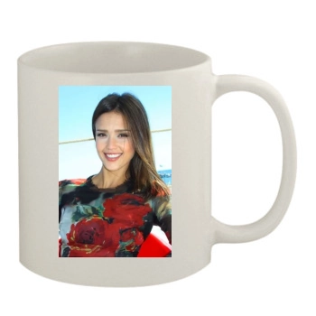 Jessica Alba 11oz White Mug