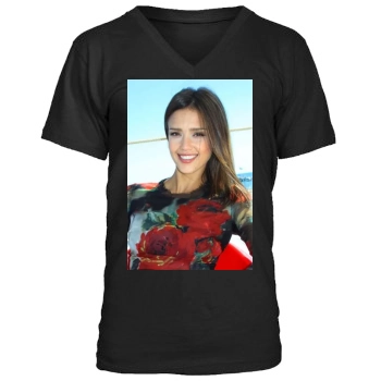 Jessica Alba Men's V-Neck T-Shirt