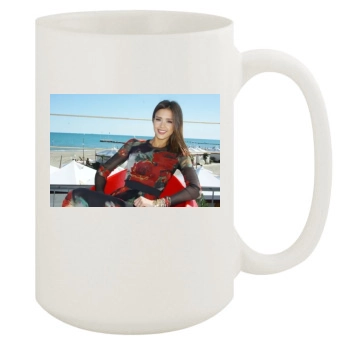 Jessica Alba 15oz White Mug