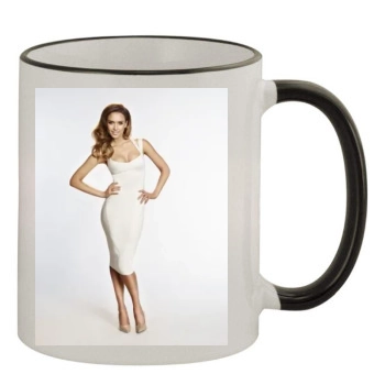 Jessica Alba 11oz Colored Rim & Handle Mug