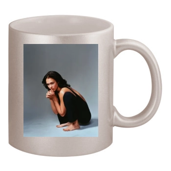 Jessica Alba 11oz Metallic Silver Mug