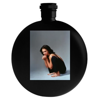 Jessica Alba Round Flask