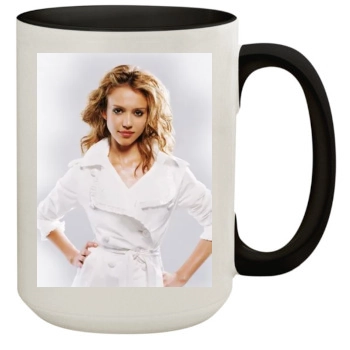 Jessica Alba 15oz Colored Inner & Handle Mug