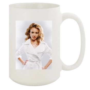 Jessica Alba 15oz White Mug