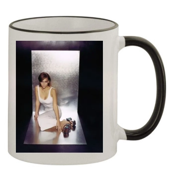 Jessica Alba 11oz Colored Rim & Handle Mug