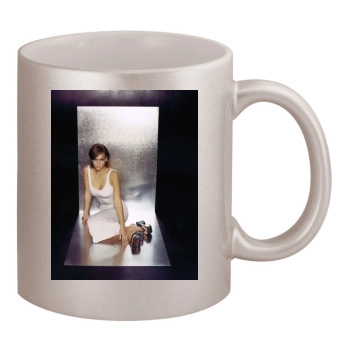 Jessica Alba 11oz Metallic Silver Mug