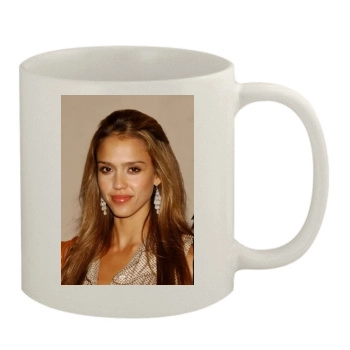 Jessica Alba 11oz White Mug