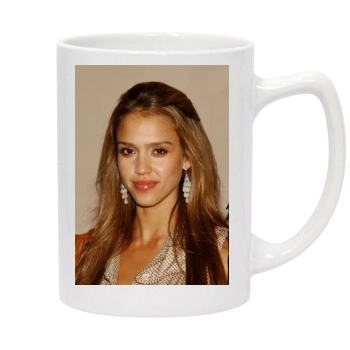 Jessica Alba 14oz White Statesman Mug