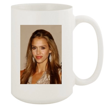 Jessica Alba 15oz White Mug