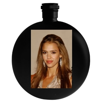 Jessica Alba Round Flask