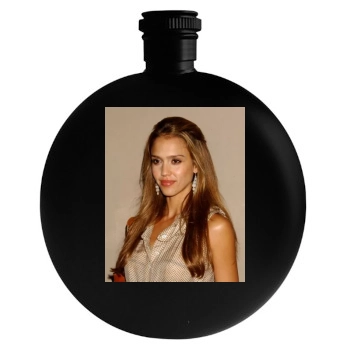 Jessica Alba Round Flask