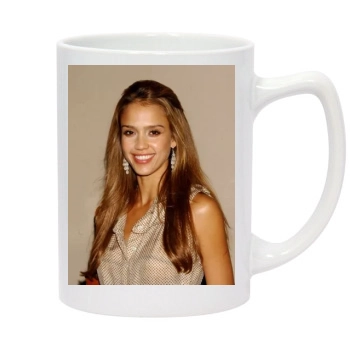 Jessica Alba 14oz White Statesman Mug