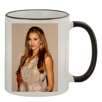 Jessica Alba 11oz Colored Rim & Handle Mug