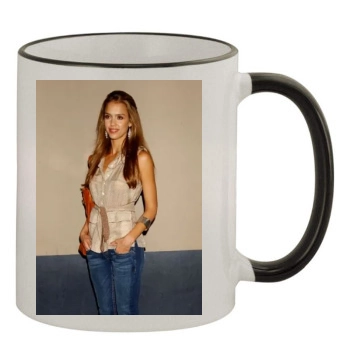 Jessica Alba 11oz Colored Rim & Handle Mug