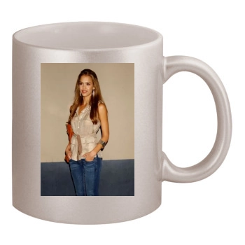 Jessica Alba 11oz Metallic Silver Mug