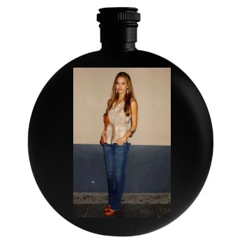 Jessica Alba Round Flask