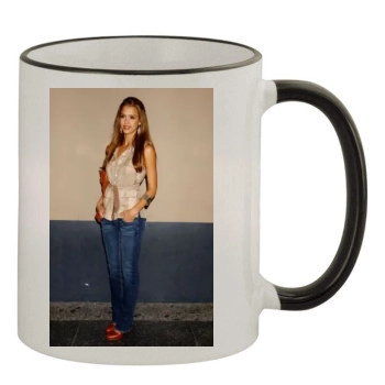 Jessica Alba 11oz Colored Rim & Handle Mug