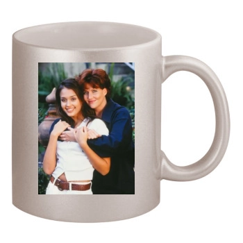 Jessica Alba 11oz Metallic Silver Mug