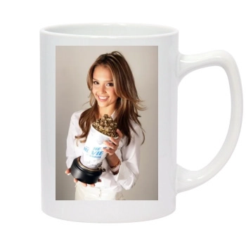 Jessica Alba 14oz White Statesman Mug