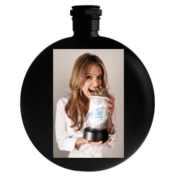 Jessica Alba Round Flask