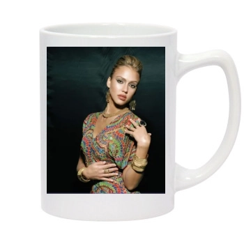 Jessica Alba 14oz White Statesman Mug