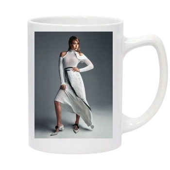 Jessica Alba 14oz White Statesman Mug