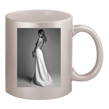 Jessica Alba 11oz Metallic Silver Mug