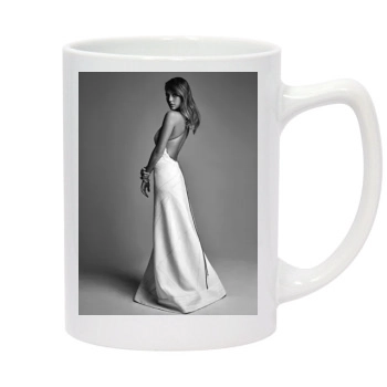 Jessica Alba 14oz White Statesman Mug