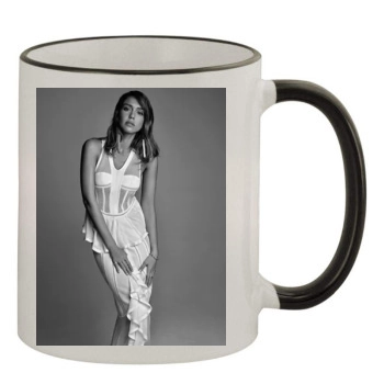 Jessica Alba 11oz Colored Rim & Handle Mug