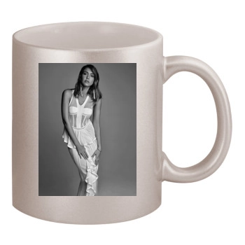 Jessica Alba 11oz Metallic Silver Mug