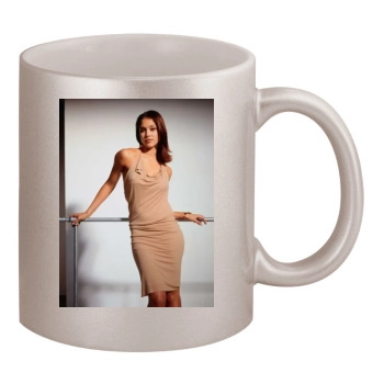 Jessica Alba 11oz Metallic Silver Mug