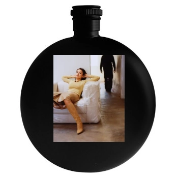 Jessica Alba Round Flask