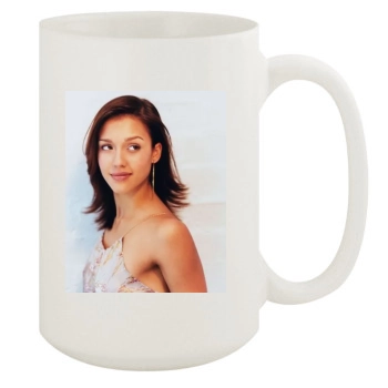 Jessica Alba 15oz White Mug