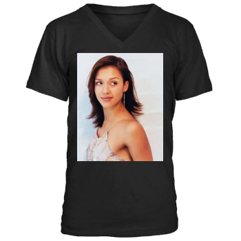 Jessica Alba Men's V-Neck T-Shirt