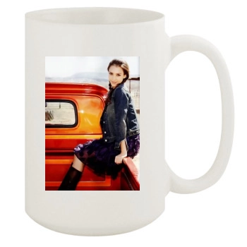 Jessica Alba 15oz White Mug