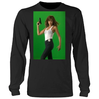 Jessica Alba Men's Heavy Long Sleeve TShirt