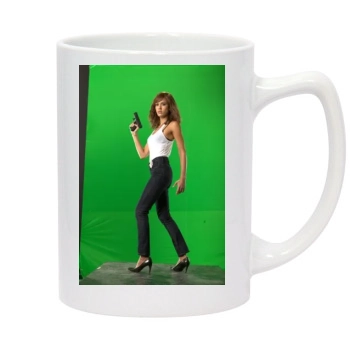 Jessica Alba 14oz White Statesman Mug