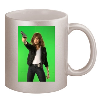 Jessica Alba 11oz Metallic Silver Mug