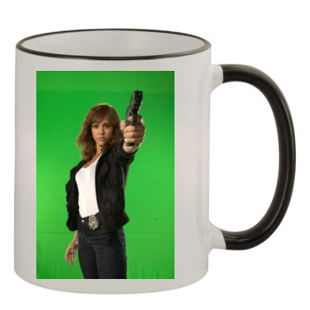 Jessica Alba 11oz Colored Rim & Handle Mug