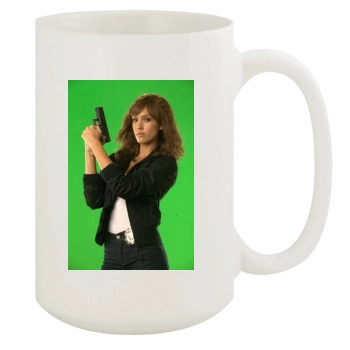 Jessica Alba 15oz White Mug