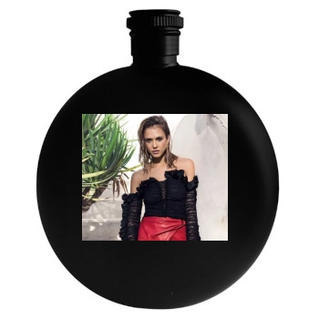 Jessica Alba Round Flask