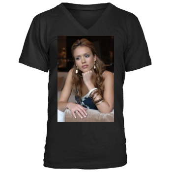 Jessica Alba Men's V-Neck T-Shirt