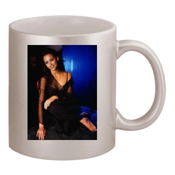 Jessica Alba 11oz Metallic Silver Mug